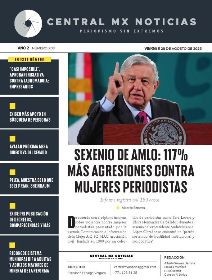 CentralMX | Viernes 29 de agosto de 2025