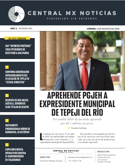 CentralMX – Viernes 1 de agosto de 2025