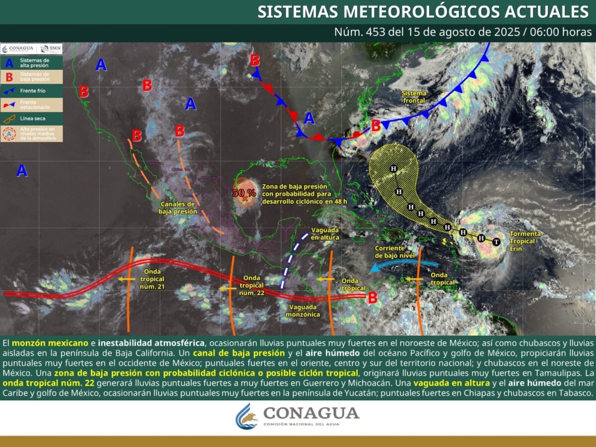 Se mantienen en Hidalgo chubascos y lluvias fuertes