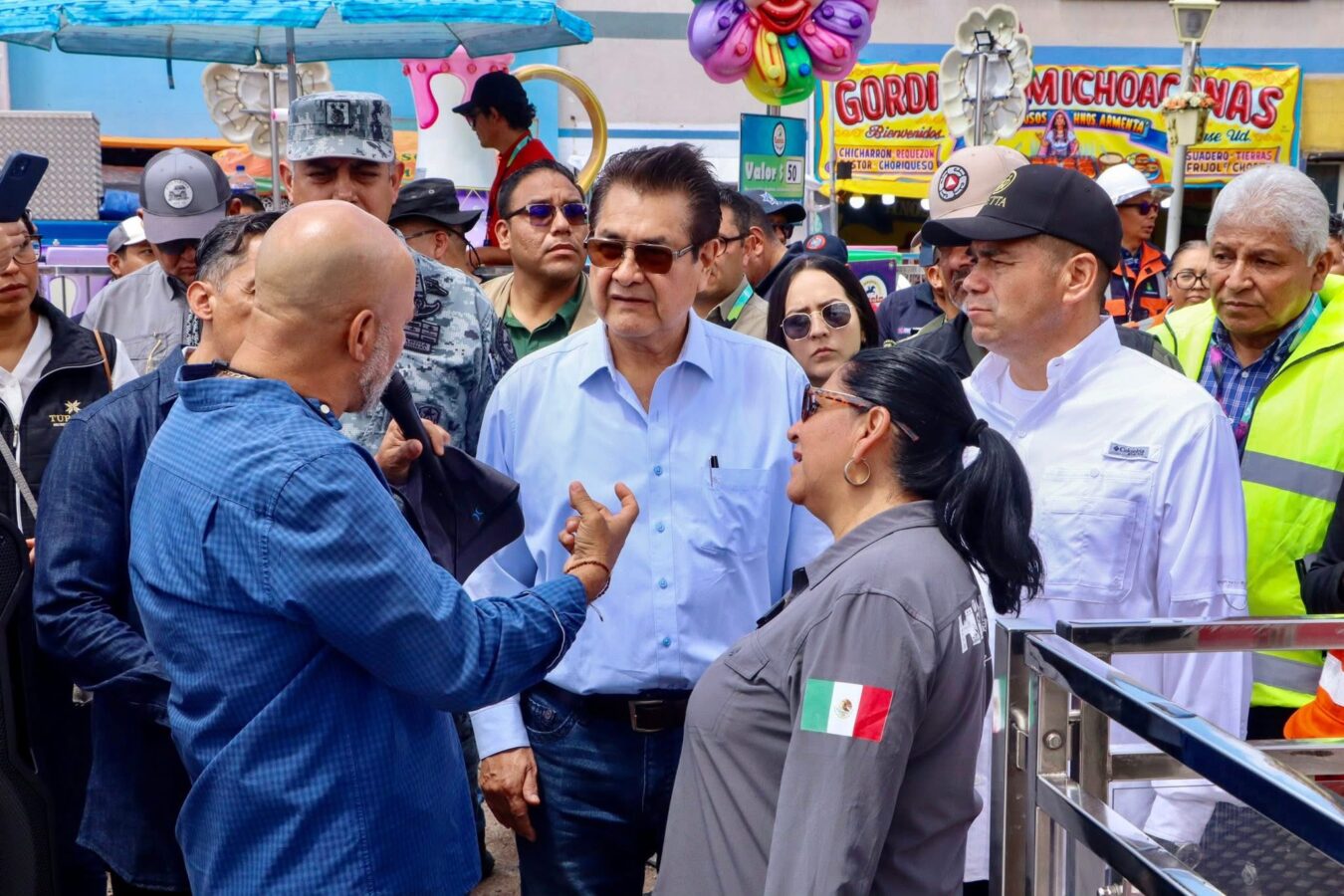 Supervisa Gabinete de Seguridad instalaciones de la Feria.