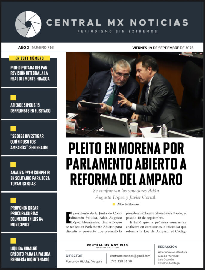 CentralMX – Viernes 19 de septiembre de 2025