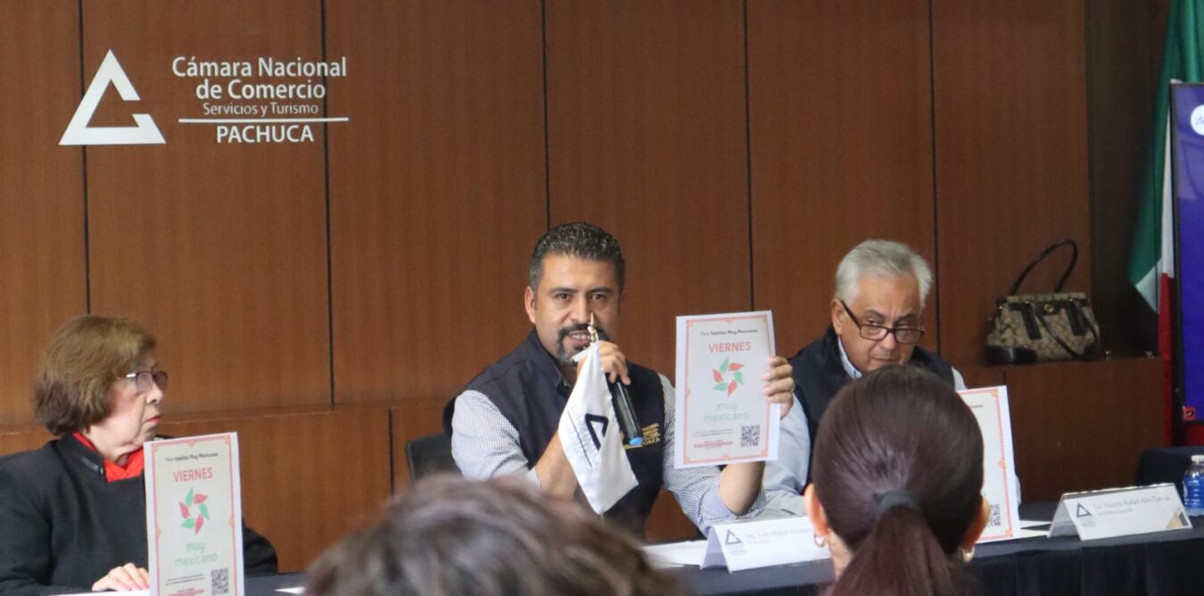 Se suma Canaco Pachuca a la estrategia nacional “Viernes Muy Mexicano”
