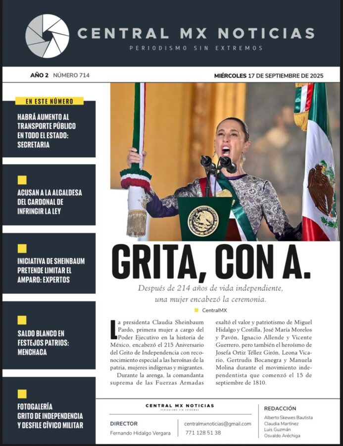 CentralMX | Miércoles 17 de septiembre de 2025
