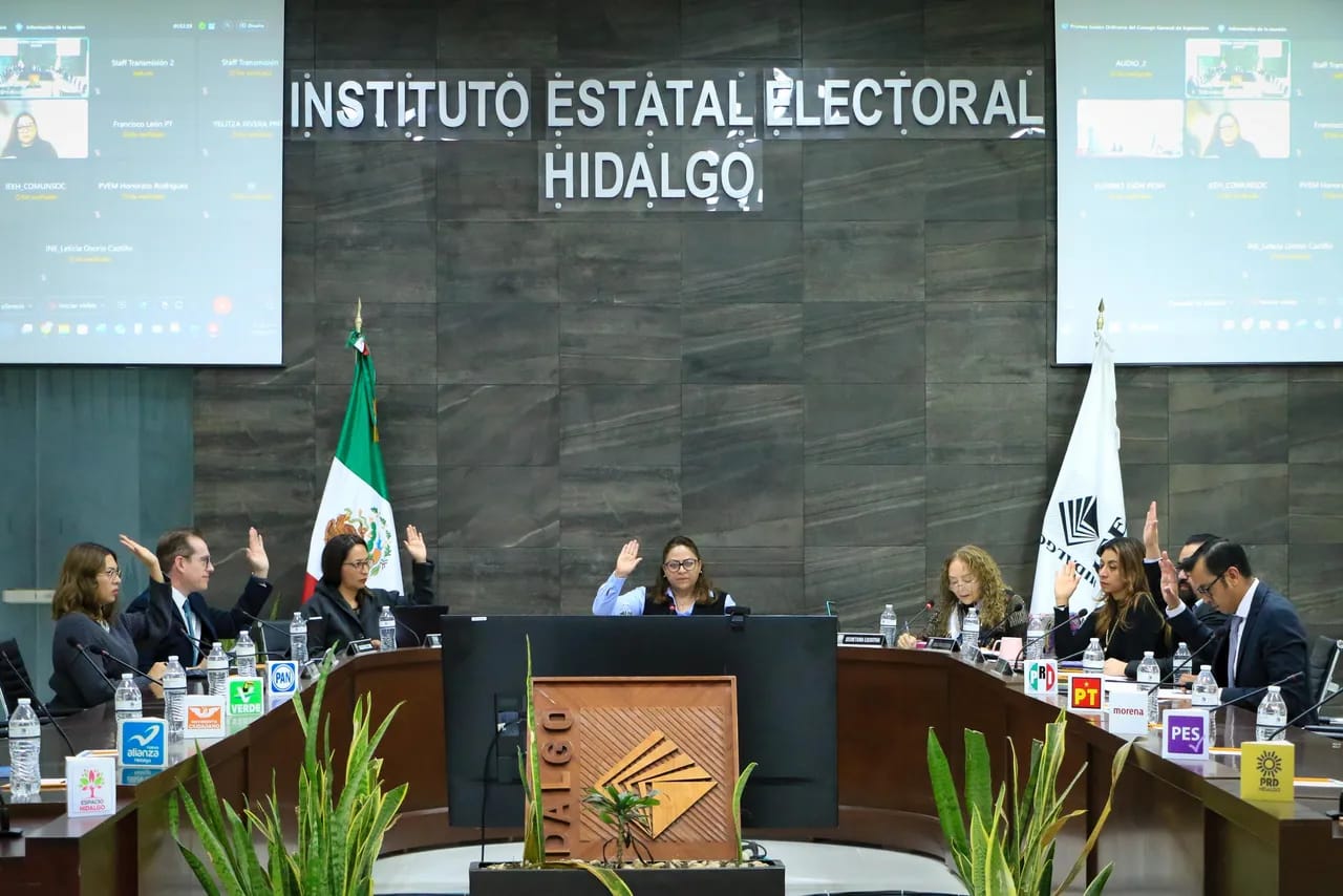 Aprueba IEEH ejecución de multas y sanciones a partidos políticos
