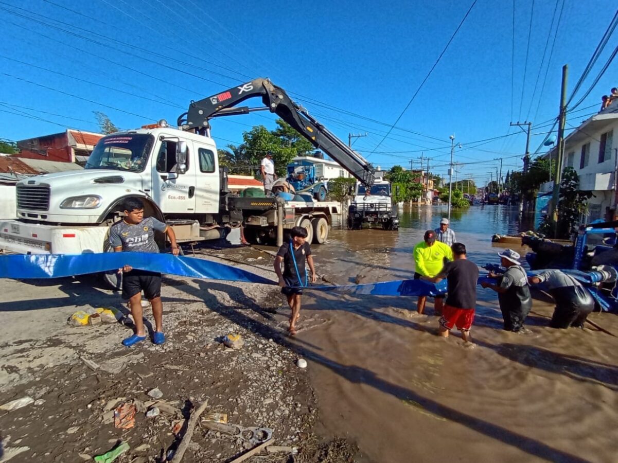 Refuerza Conagua atención a comunidades afectadas por inundaciones