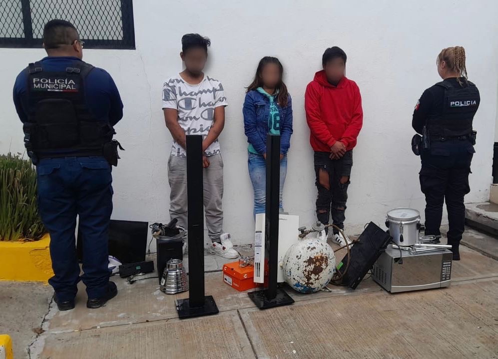 Detienen a 3 en flagrancia en el fraccionamiento Paseos de Chavarría