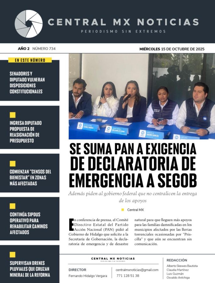 CentralMX | Miércoles 15 de octubre de 2025