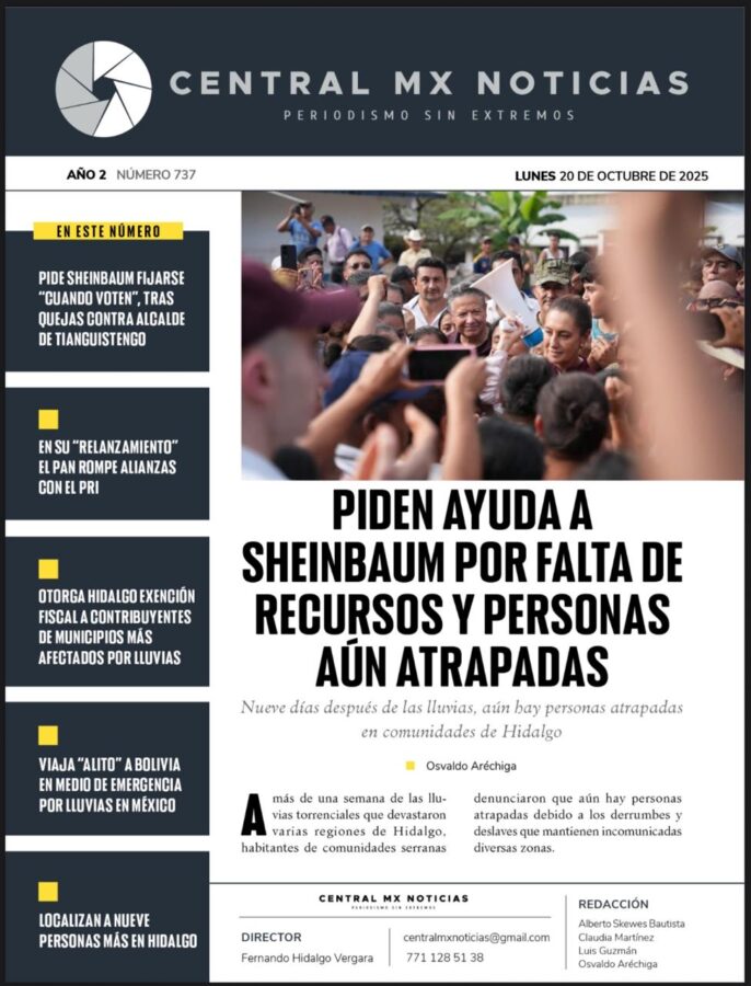 CentralMX | Lunes 20 de octubre de 2025