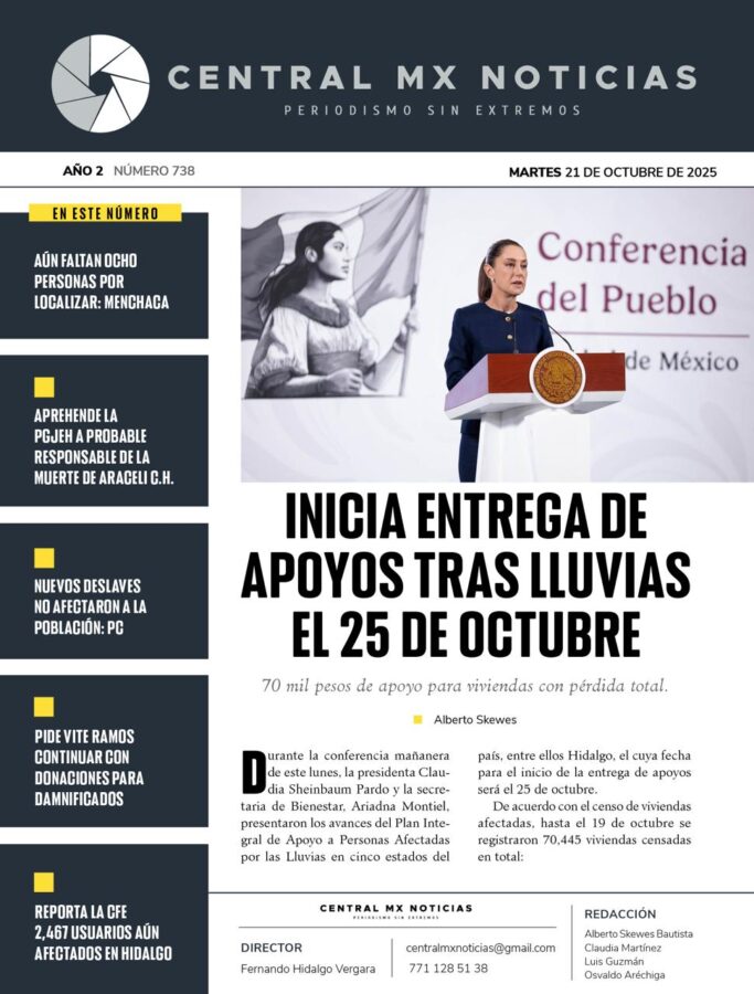 CentralMX | Martes 21 de octubre de 2025