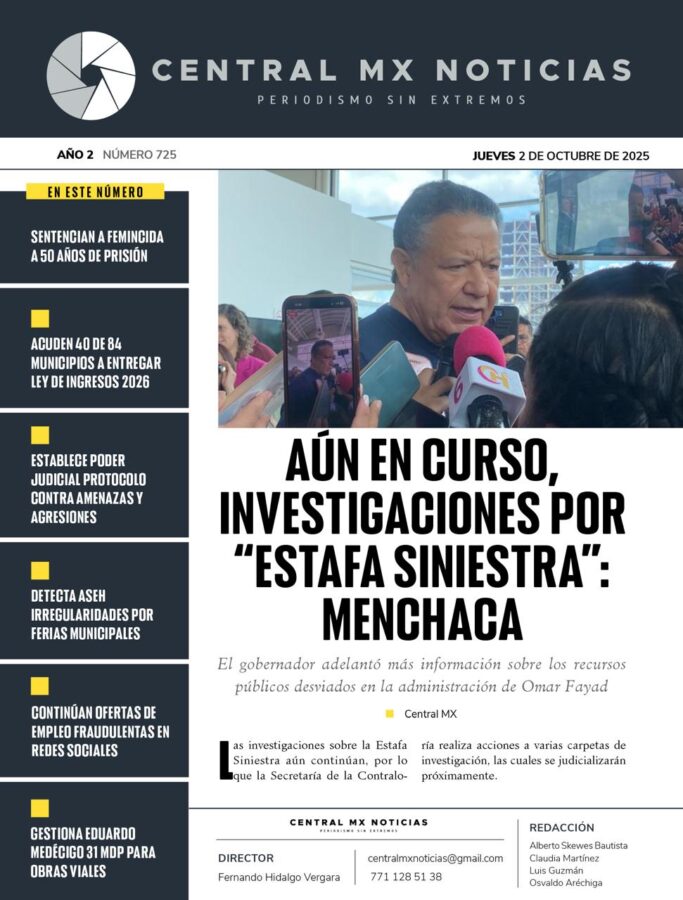 CentralMX | Jueves 2 de octubre de 2025