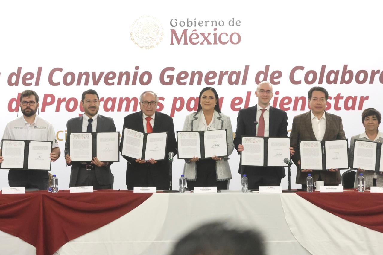 Dependencias firman Convenio de Colaboración de Programas para el Bienestar