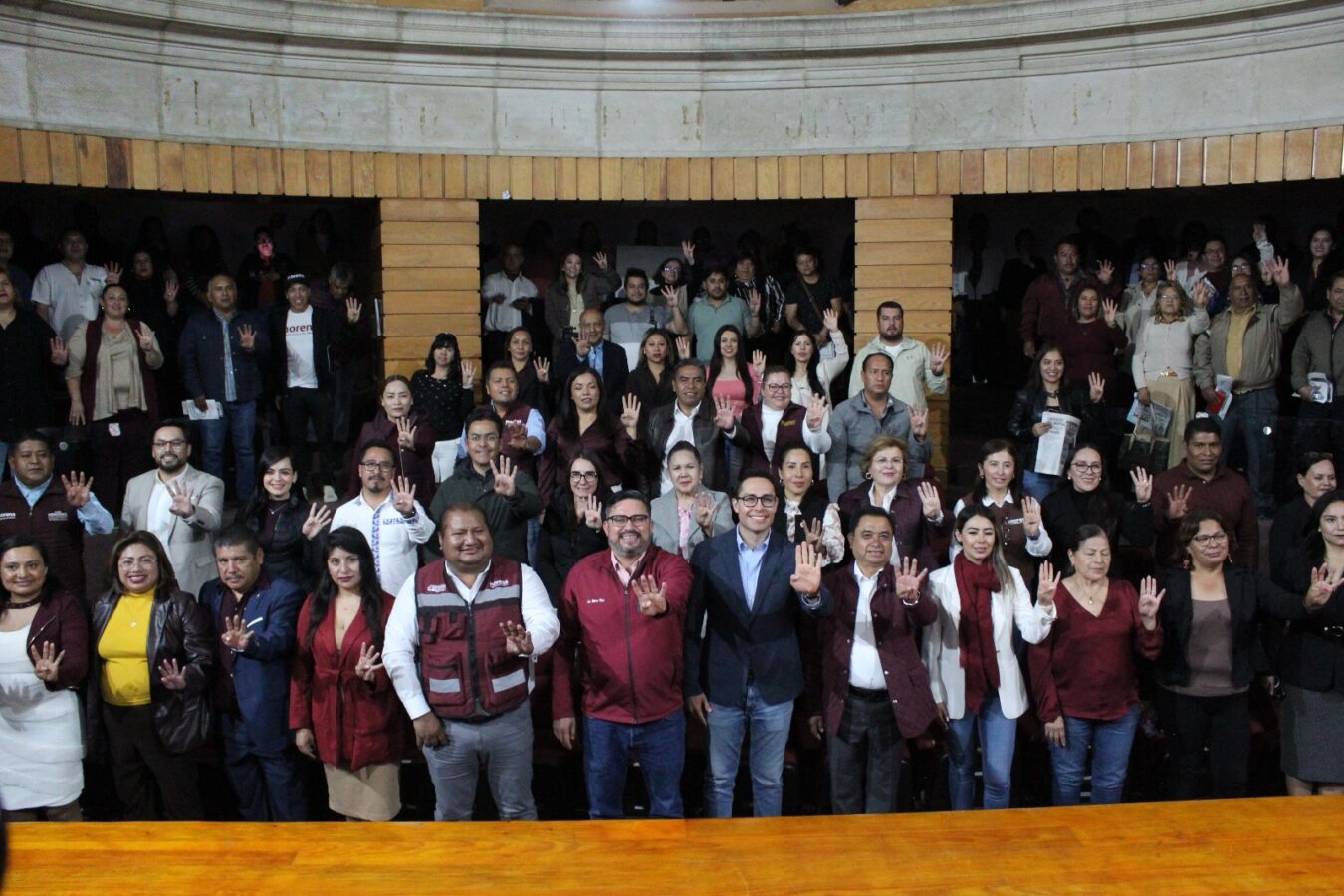 Celebra Morena Hidalgo primer año de gobierno de Claudia Sheinbaum