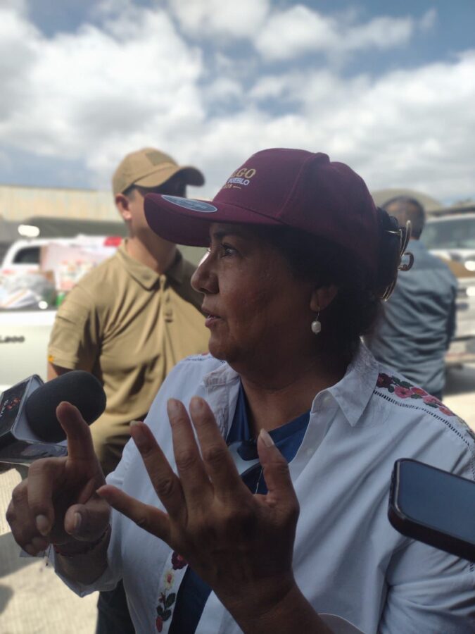Pide Vite Ramos continuar con donaciones para damnificados.