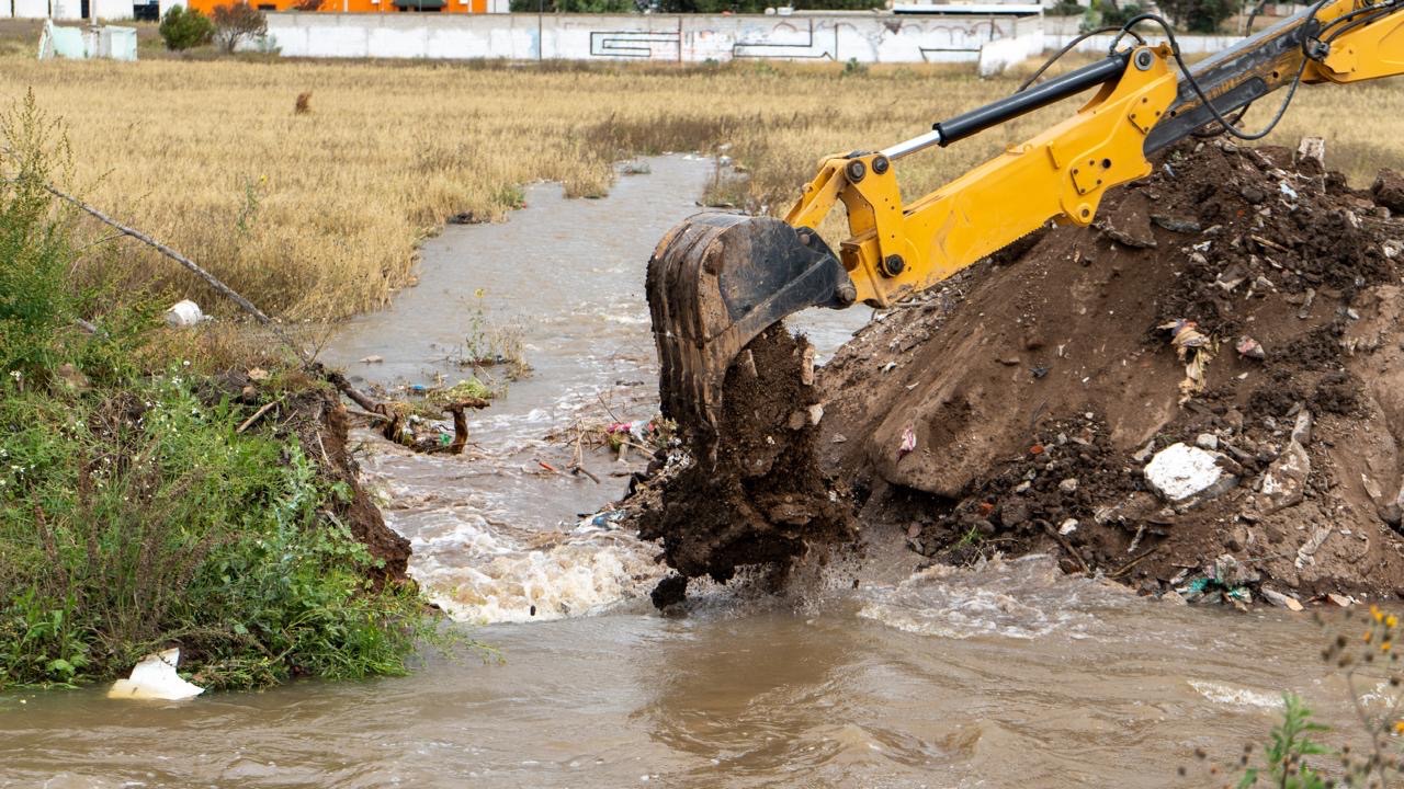 Mantiene Mineral de la Reforma acciones para prevenir inundaciones