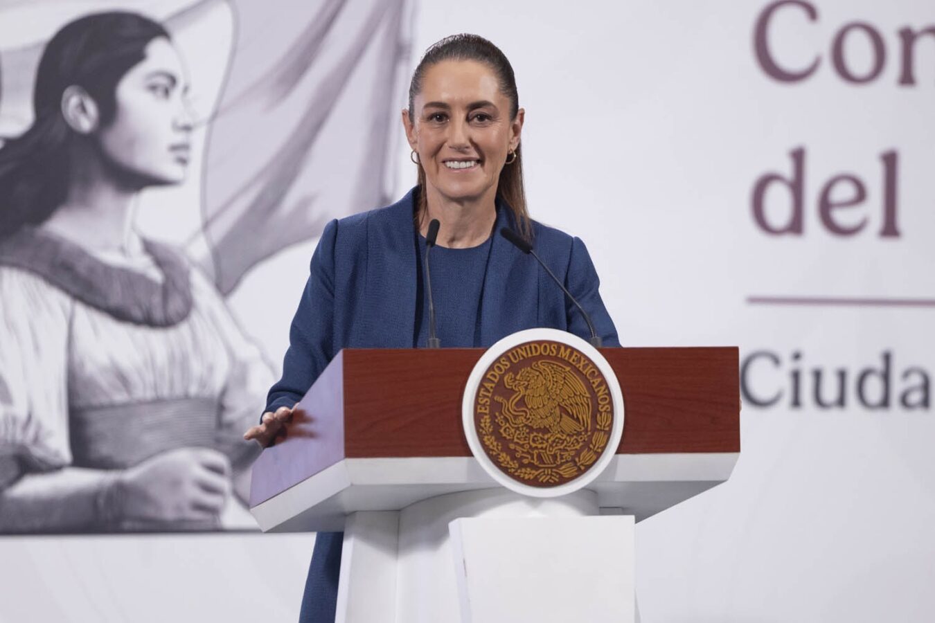 El domingo, informe de Sheinbaum en el Zócalo 