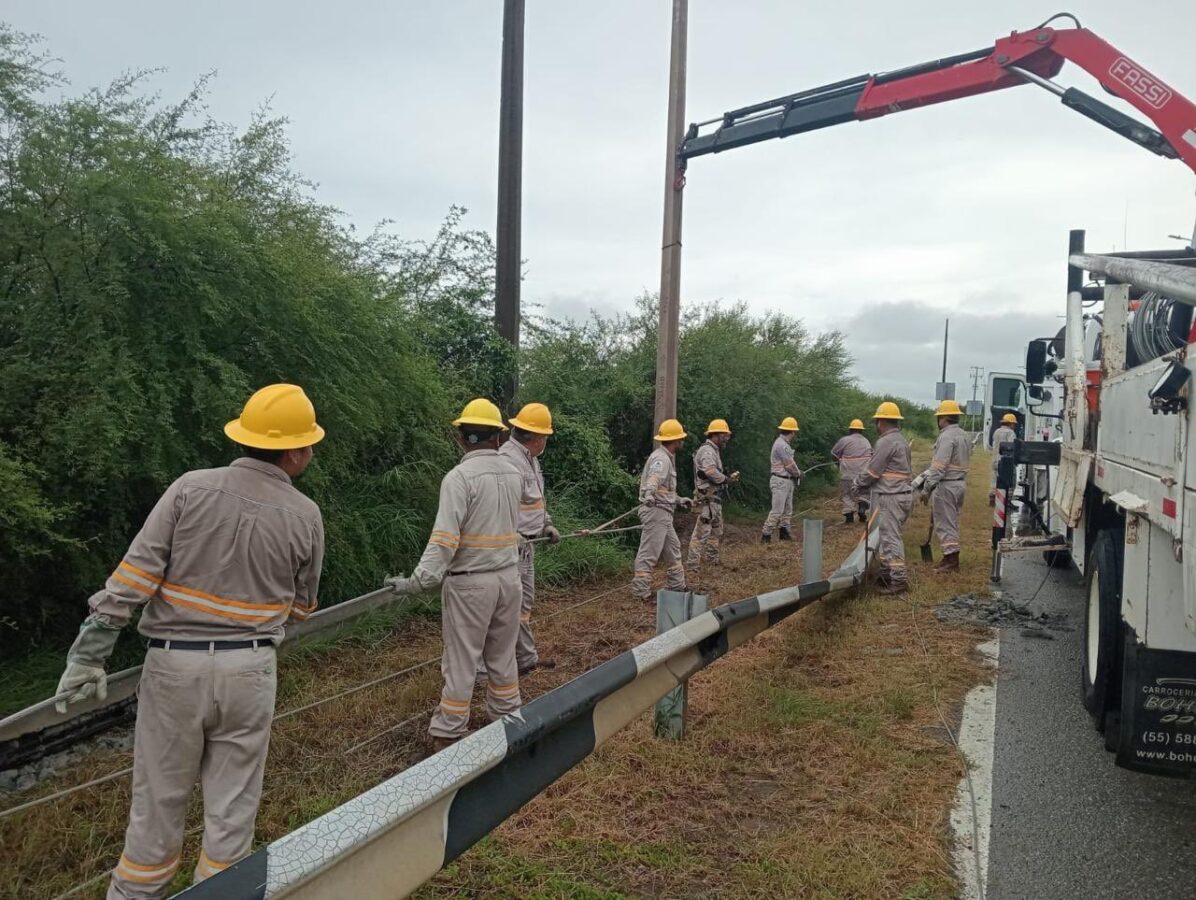 Continúa restablecimiento del suministro de energía eléctrica