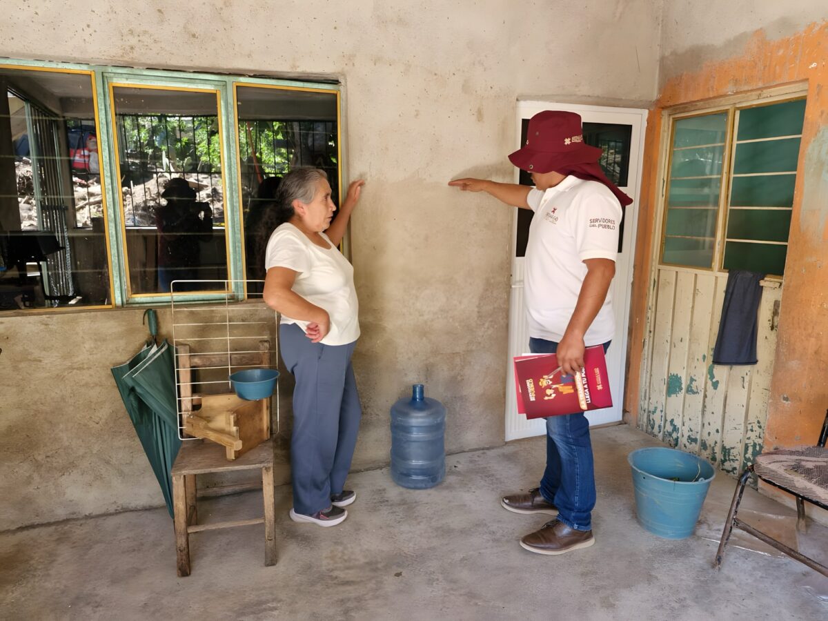 Continúan censos en zonas afectadas