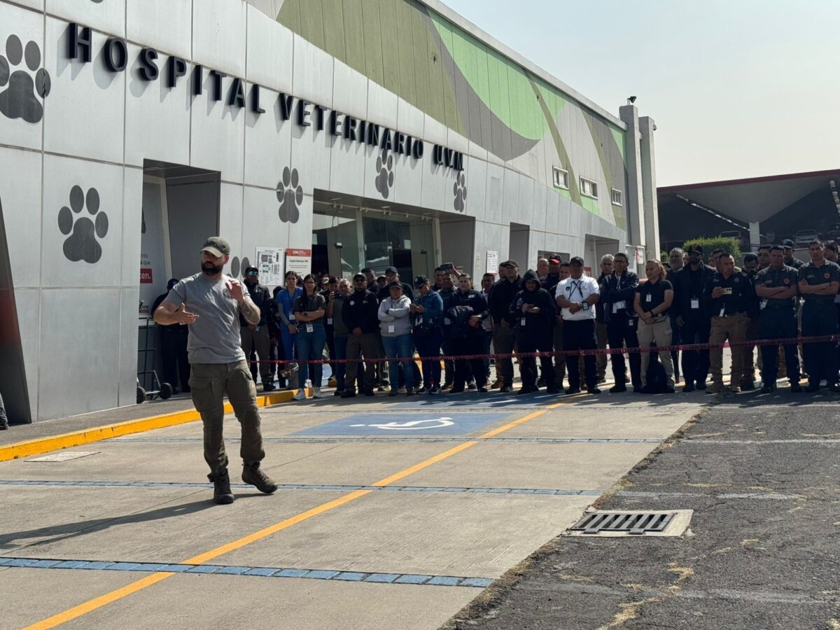 Continúa profesionalización de la Unidad K–9 de Mineral de la Reforma