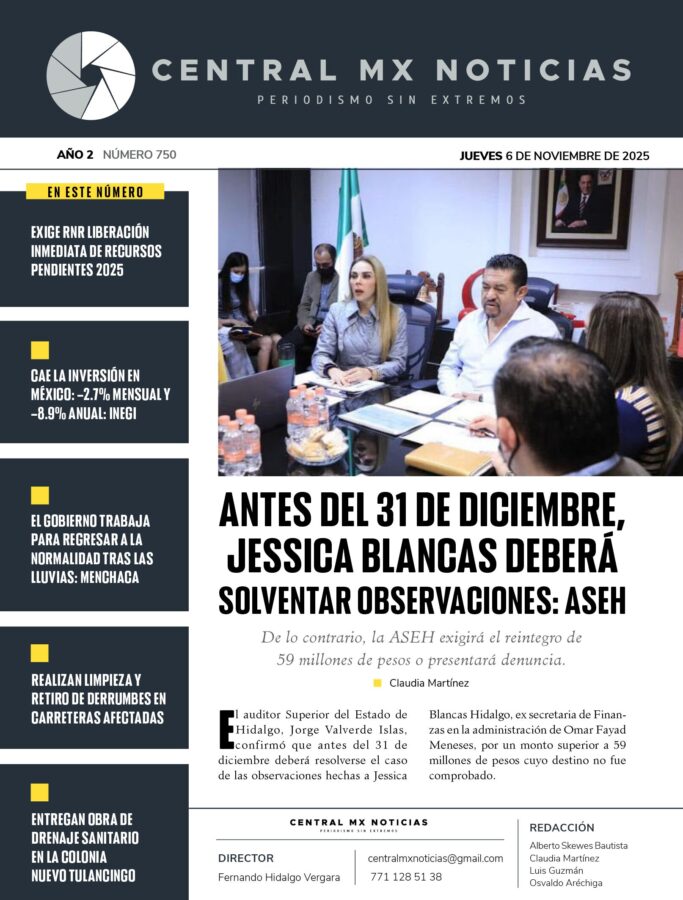 CentralMX Jueves 6 de noviembre de 2026