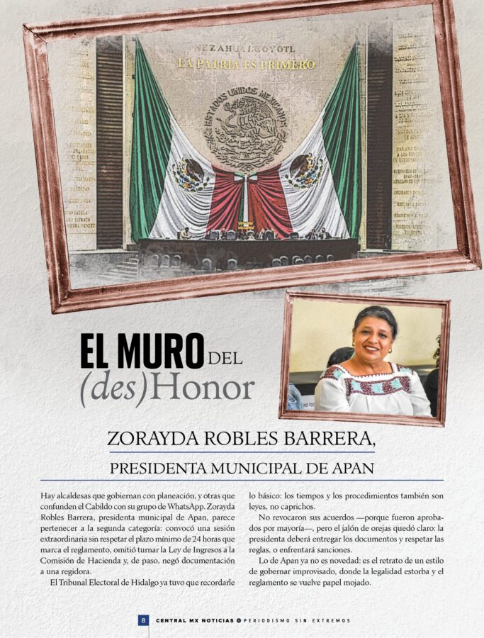 El Muro del Deshonor.