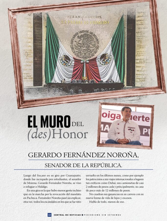 El muro del deshonor.