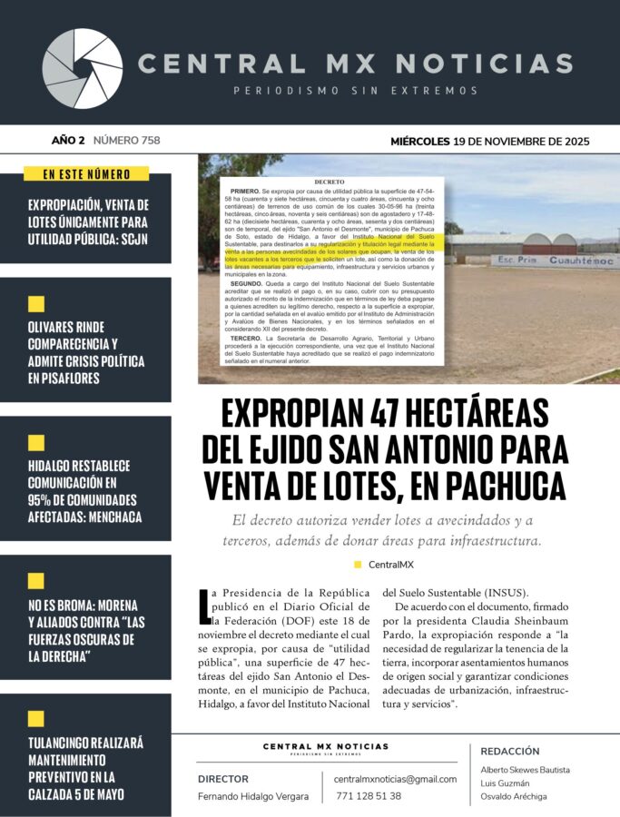 Edición impresa 19 11 25.