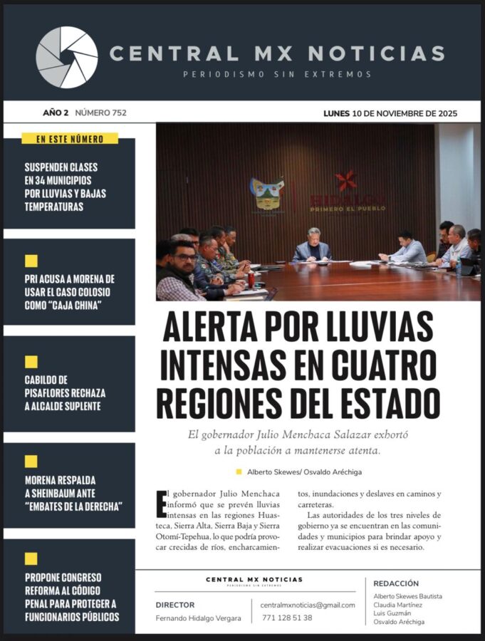 CentralMX | Lunes 10 de noviembre de 2025