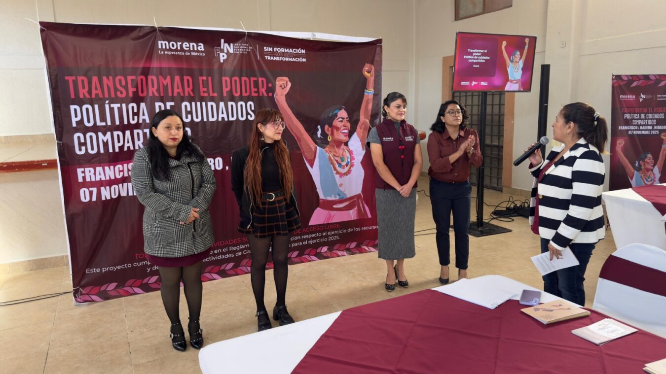 Mantiene Morena Hidalgo cursos y capacitaciones en diversos municipios del estado