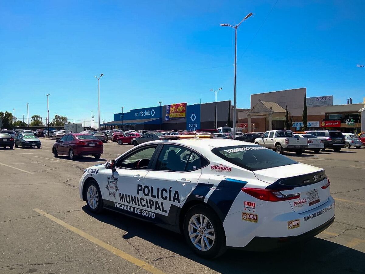 Incrementa Pachuca presencia policial con motivo del Buen Fin 2025