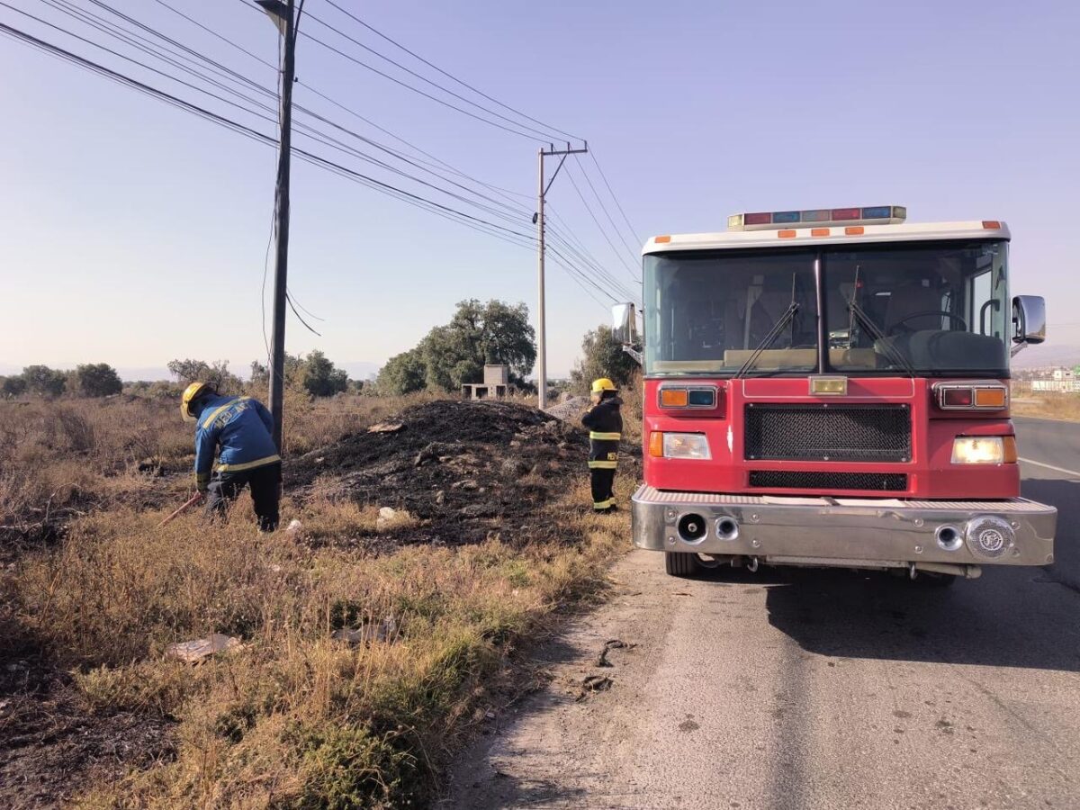 Atiende PC de Mineral de la Reforma 5 incendios