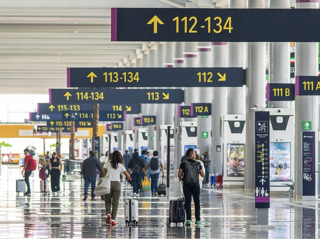 AIFA implementa nueva ruta a Bogotá, Colombia 