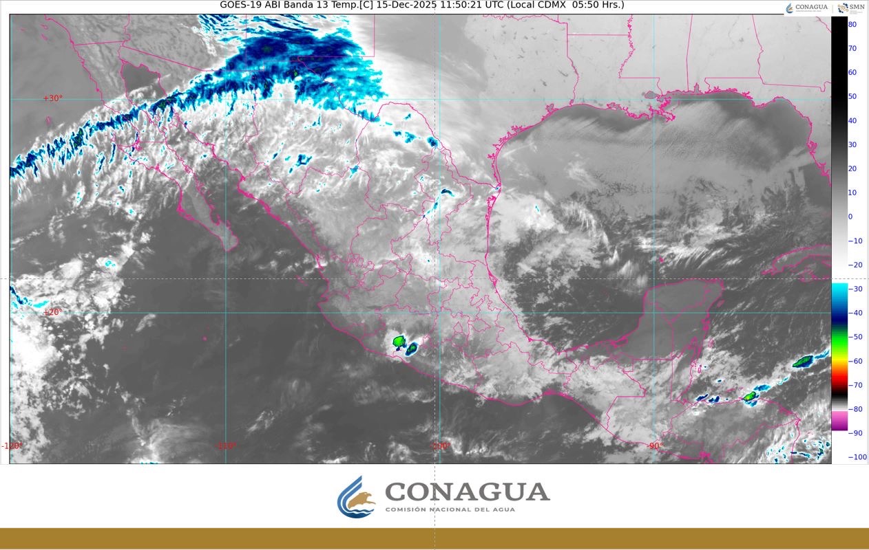 Chubascos con lluvias fuertes en Sierra Gorda, Sierra Alta, Huasteca y Sierra de Tenango