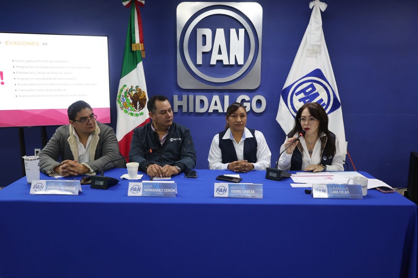 PAN Hidalgo acusa inconsistencias en comparecencias del gabinete