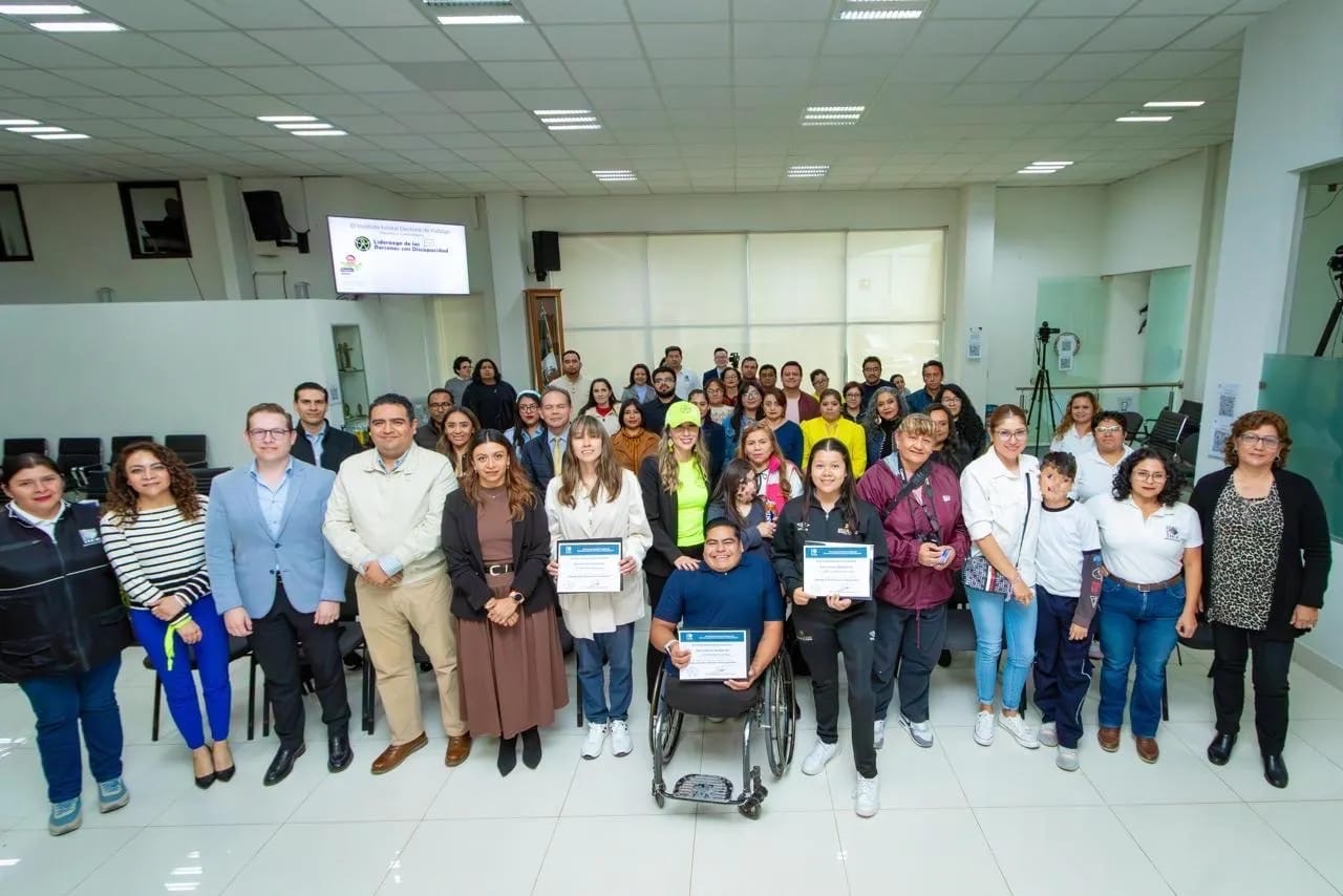 Realiza IEEH Conversatorio “Liderazgo de las Personas con Discapacidad”