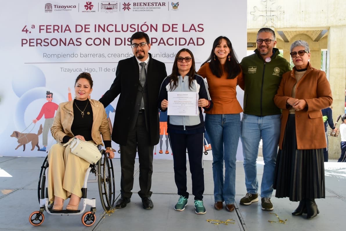 Tizayuca, sede Regional de la 4.ª Feria Estatal de Inclusión de Personas con Discapacidad
