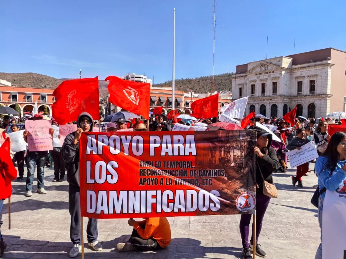 Antorchistas buscarán a Claudia Sheinbaum el 24 de diciembre en Pachuca