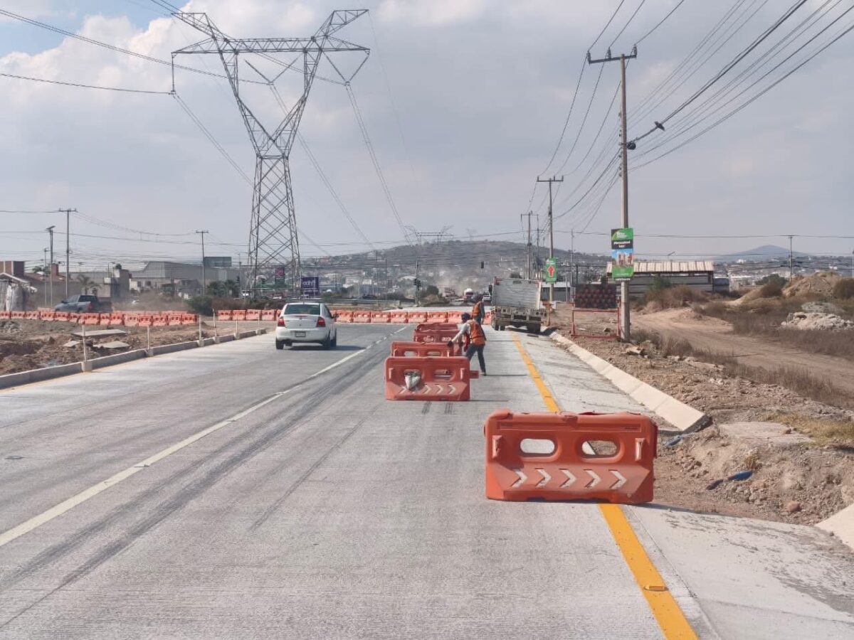 Bulevar Las Torres: Gobierno de Hidalgo llama a no retirar señalamientos en zonas de obra