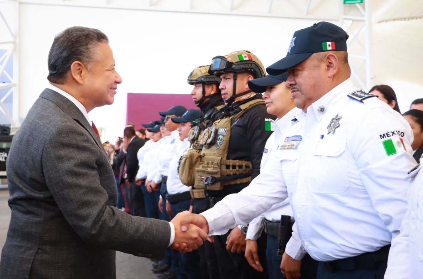 Hidalgo invierte 140 mdp en equipamiento y apoyos a policías