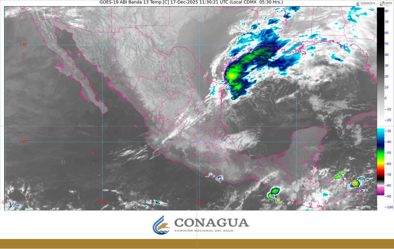 Pronostican para Hidalgo intercales de chubascos