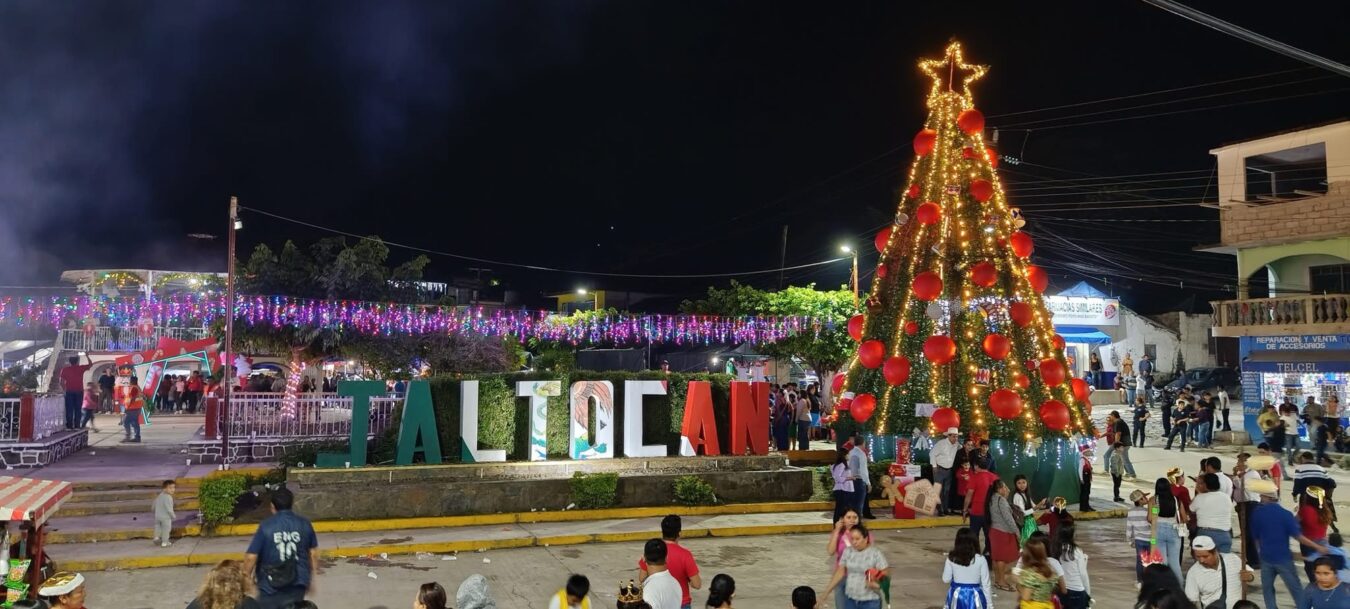 Inician las celebraciones decembrinas en Jaltocán