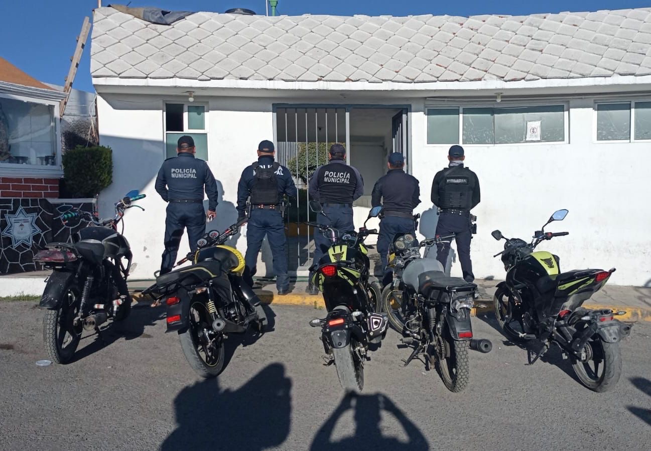 Recuperan unidades con reporte de robo en Mineral de la Reforma