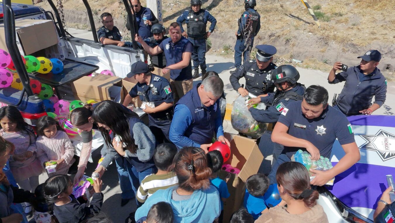 Celebra Seguridad Pública de Pachuca Día de Reyes