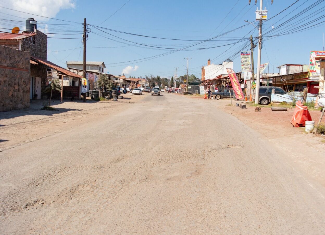 Iniciará en febrero la primera etapa del pavimento hidráulico en el Libramiento–La Loma en Huasca