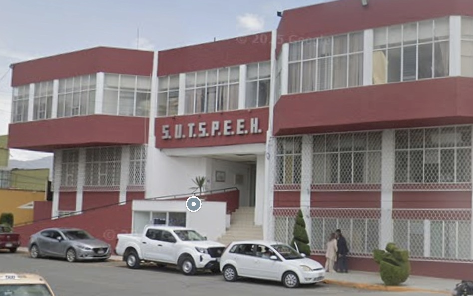 Integrantes del SUTSPEH expresan inconformidad por proceso electoral interno.