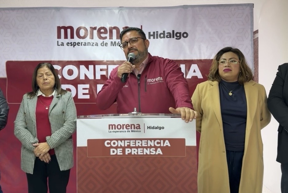 Morena Hidalgo respalda alternancia de género para gubernatura. 