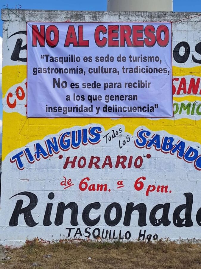 Tasquillo Unido convoca a tercera marcha pacífica contra construcción de Cereso