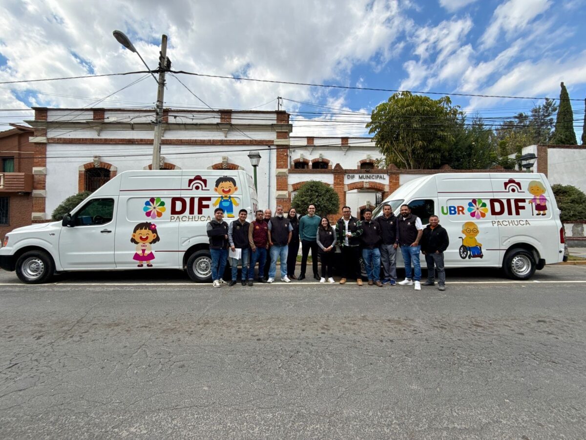Fortalece DIF Pachuca servicios de atención social con nuevas unidades vehiculares