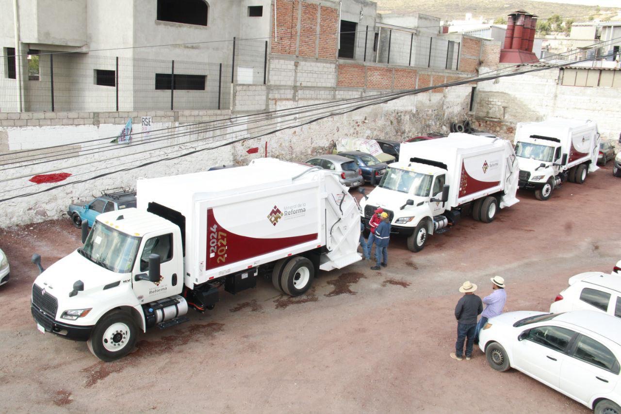 Refuerza Mineral de la Reforma la recolección de basura con nuevas unidades