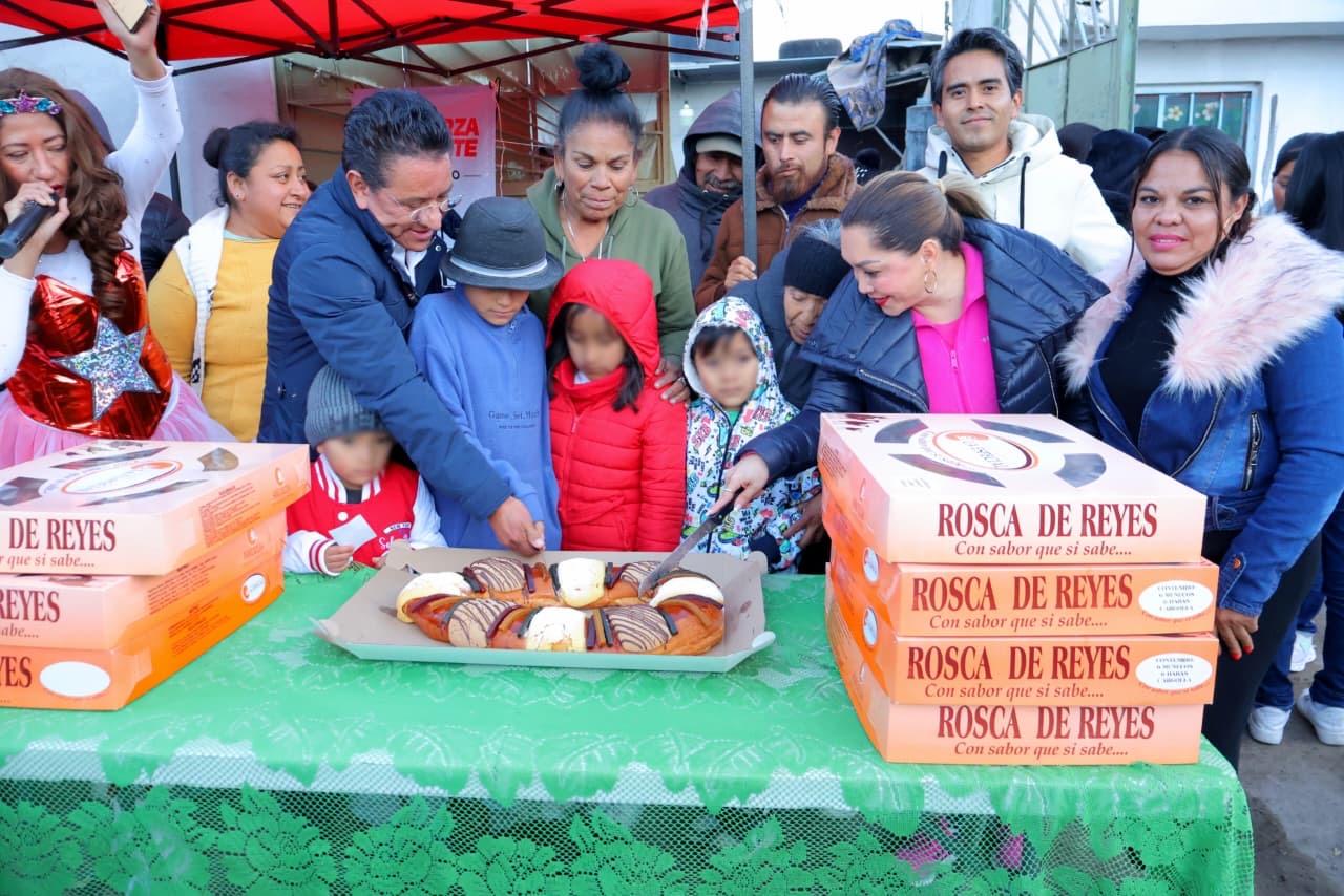 Con la fuerza de la gente los Reyes Magos visitaron colonias en Pachuca: Bejamin Rico