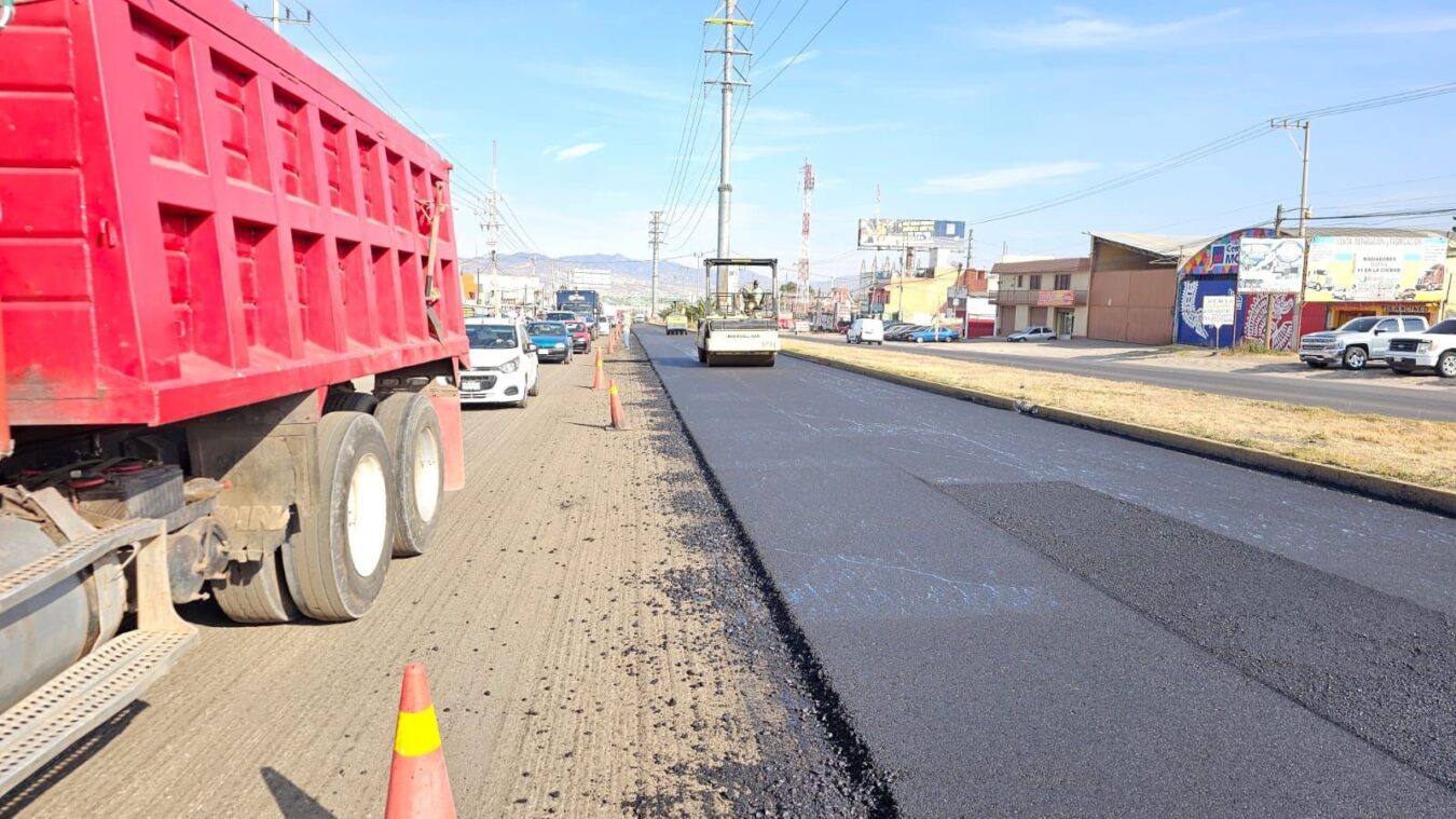 Concluye rehabilitación de la carretera estatal Paso por Tulancingo